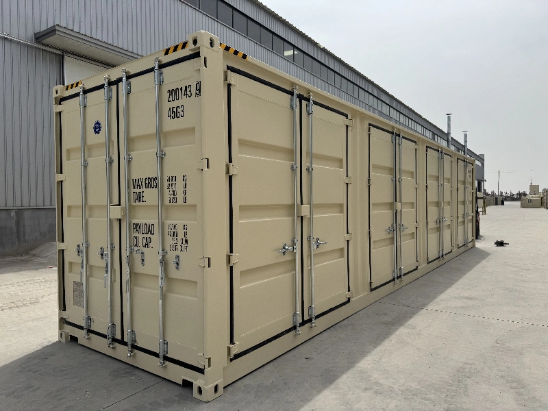 40ft High Cube Contain με 4 πλευρικές πόρτες
